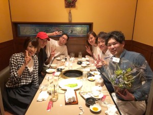【ナンバースリー小屋敷さんの送別会｜守山区志段味美容室ツムギヘアー】
